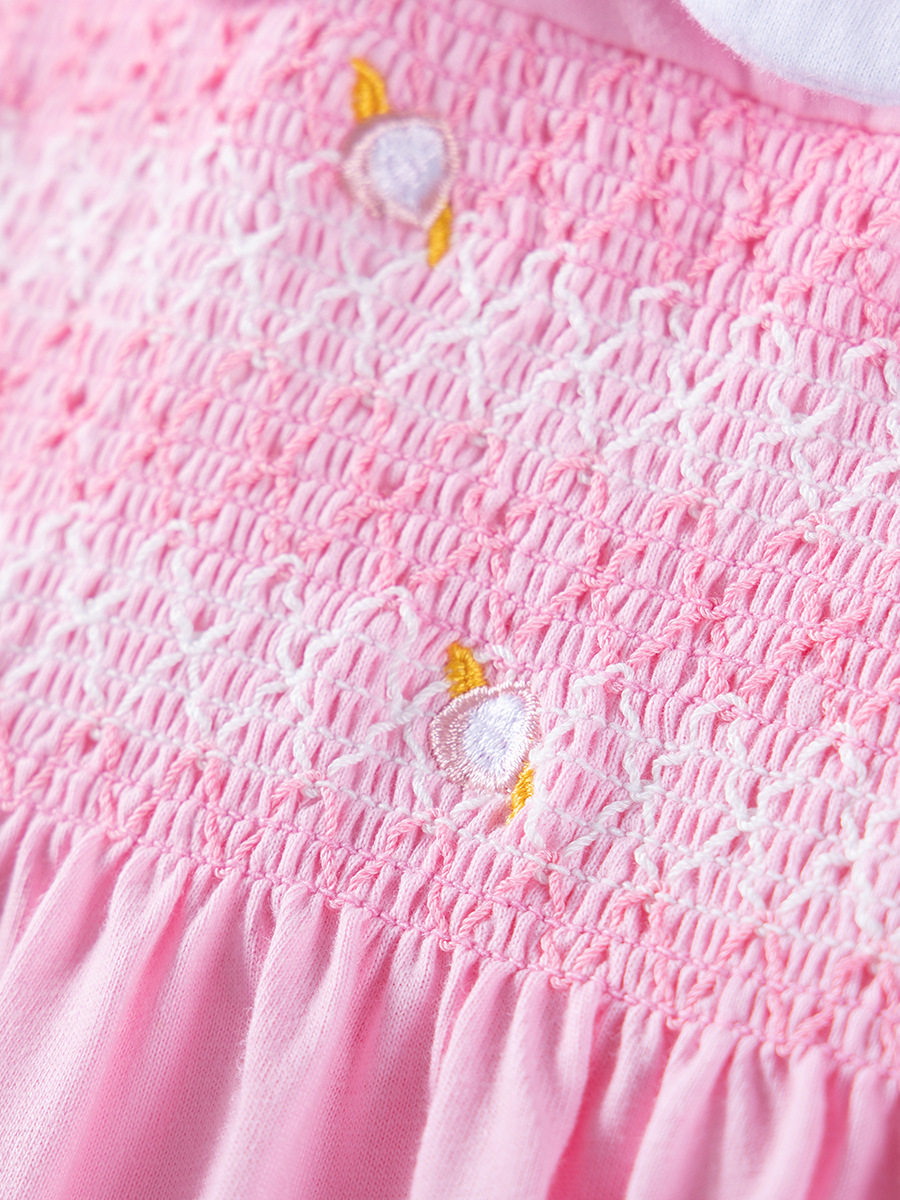 Kids' Dress, New Summer Knitted Short-sleeve Collared Kids' Dress