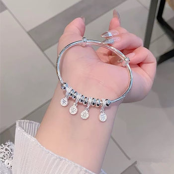 Ping An Joy Transfer Bead Bracelet All-match Fashion for Girlfriend's Birthday