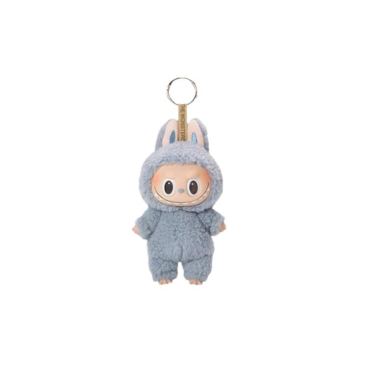 Labubu Plush Doll 1St Generation Vinyl Doll Macaron Blind Box Pendant Hand-Made Gift Cartoon
