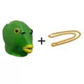 Fish Head Monster + Gold Chain