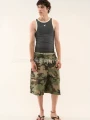 Army green shorts