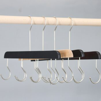 Belt Tie Solid Wood Rack Multi-Hook Sling Pants Hanger Bag Vest Storage Hook Silk Scarf Scarf Hanger