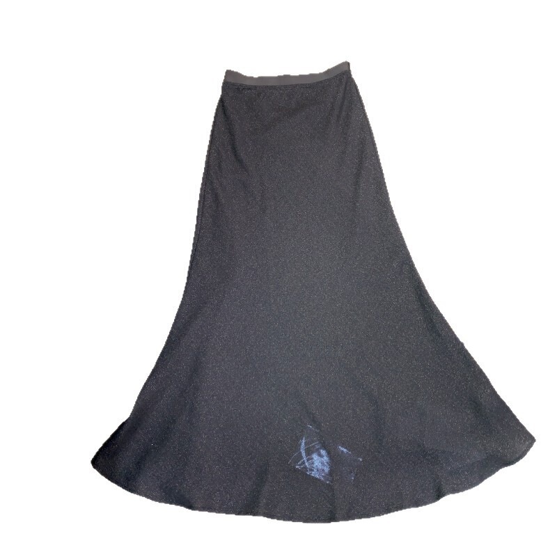 Set áo hai dây ren cổ áo và chân váy maxi mùa hè phong cách nhẹ nhàng — Áo ba lỗ màu xanh cát, Chân váy màu xanh cát