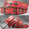 Cross skull red