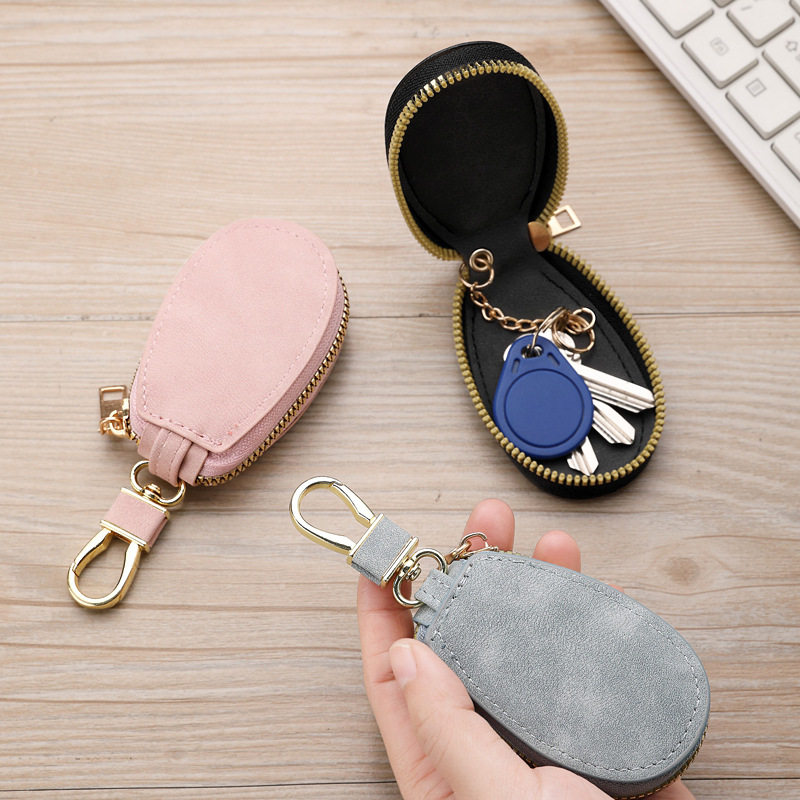 New Style Key Bag Men's and Women's Multifunctional New Style Mini Women's Bag Large Capacity Men's Home Zipper Car Keychain