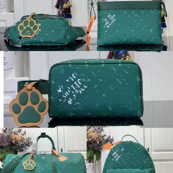 Foreign Trade Wholesale New Genuine Leather Men's Bag Clutch Bag Waist Bag Cosmetic Bag Couple Style Unisex Backpack