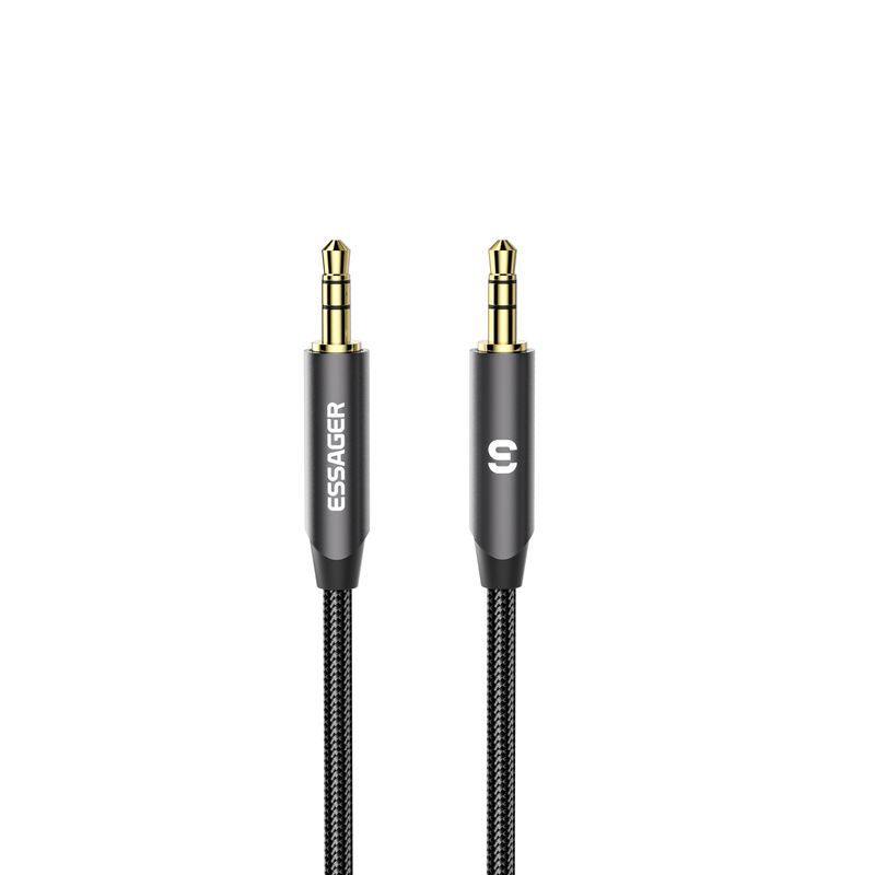 ESSAGER Magic Sound Series 3.5mm Male-to-Male Audio Cable AUX Recorder Cable Car Mobile Phone Audio Cable