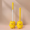 Toilet Brush for Home Use, Bathroom Cleaning Brush with Long Handle, Toilet Cleaning Set, Cartoon Toilet Brush