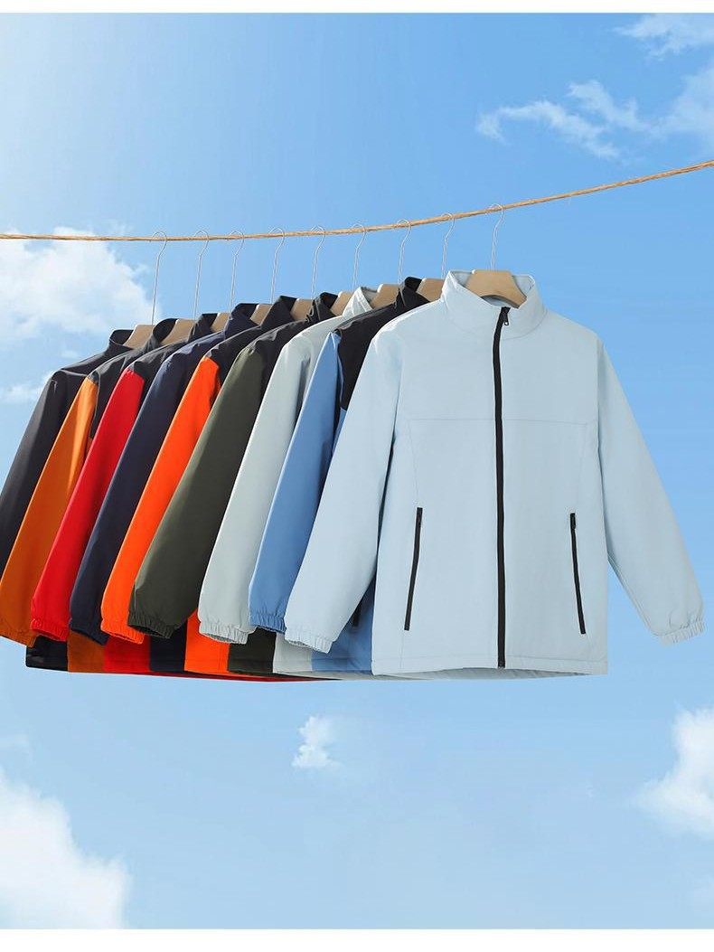 Autumn and Winter All-In-One Velvet Jacket Jacket Teaching and Training Supermarket Fresh Food Company Employee Work Clothes Customized Logo Color