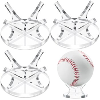 Acrylic Tennis and Soccer Storage Rack, Basketball, Baseball, Golf Ball No-Drill Storage Rack, Desktop Type