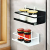 Refrigerator Storage Rack Kitchen Hanger Storage Arrangement Rack Magnetic Suction Refrigerator Side Rack Punch-Free Side Storage Rack