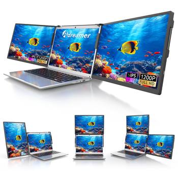 Manufacturer Wholesale Foldable Dual-Screen Monitor Laptop Secondary Screen Stock Screen Lcd Screen Portable