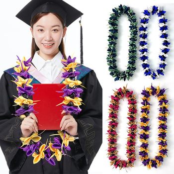 Cross-border Explosions Graduation Season Honor Ribbon 2024 Graduation Party Festival Commendation Award wreath Hawaiian Necklace