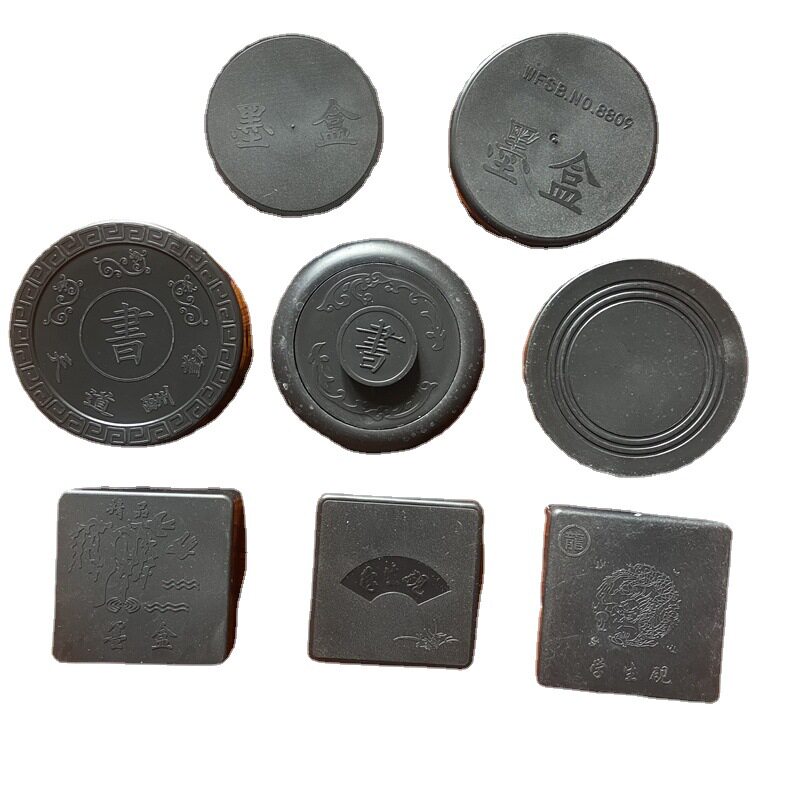 Wen Fang calligraphy plastic ink cartridge round square ink cartridge ink training class calligraphy ink cartridge inkstone calligraphy supplies