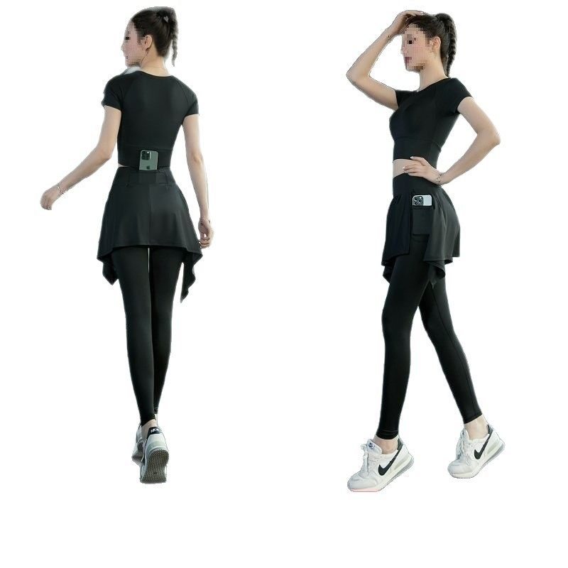 Yoga Clothing Suit for Women 2025 New High-End Pilates Fitness Long-Sleeved Sports Tops Professional Morning Running Clothing for Women