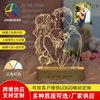 Cross-Border Drawing Portrait 3D Night Light Valentine's Day Photo Pet Company Advertising Wedding Gift Halloween Ornaments
