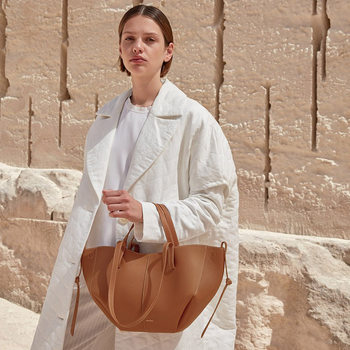 French Cross-Border Niche Brand Pol Tote Bag Cyme Large-Capacity Shopping Bag High-Quality Shoulder Bag for Women