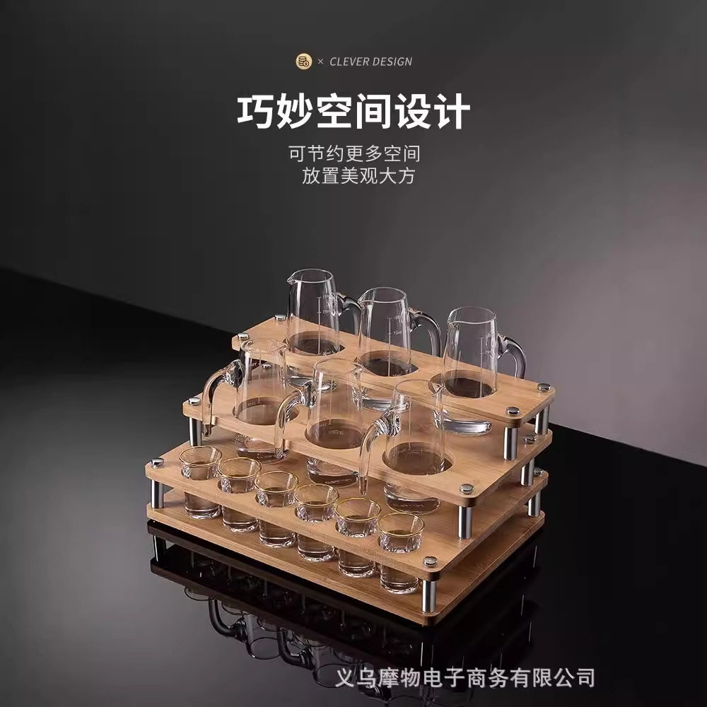 Wine Glass Rack Storage Rack Household Wine Glass Cup Rack Wine Dispencer Rack suit Bullet Cup Rack Display Rack