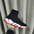 Black surface with red bottom