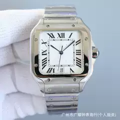 Af Santos Series Square Quartz Watch, Universal Model, Simple and Stylish Wristwatch