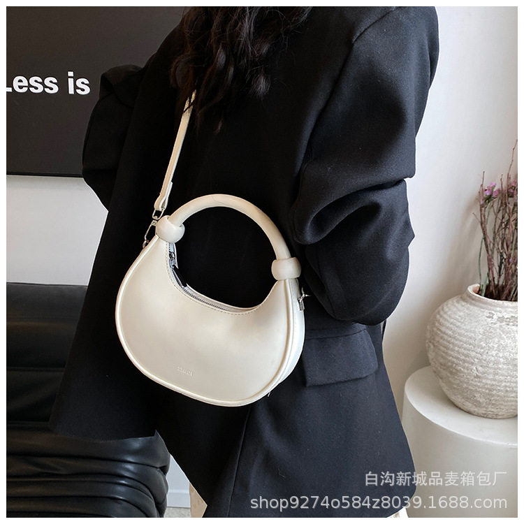 French Niche Elegant Handheld Small Bag Women's Bag New Trendy Fashion Shoulder Bag Foreign Style Crossbody Dumpling Bag 20 O1CN01c8WGib2HKyDRDlDZa !!2215913929133 0 cib