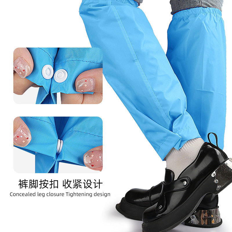 Outdoor Travel Adult Student Waterproof Trouser Leg Covers Agricultural Rainproof and Anti-Fouling Half Cycling Windproof Trouser Leg Covers