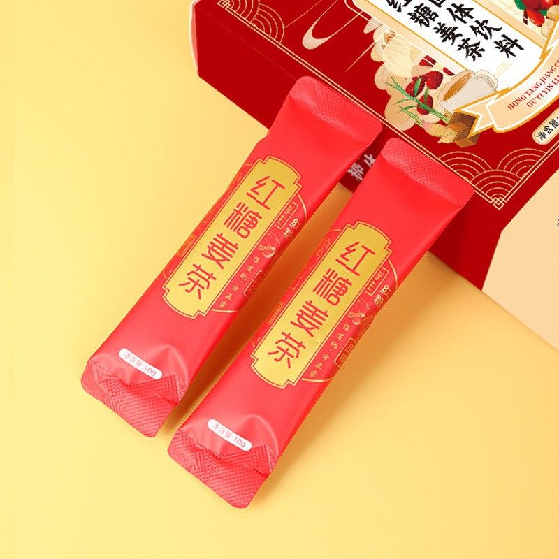 Nanjing Tongrentang Brown Sugar Ginger Tea Women's Warm Aunt Health Care Ginger Soup Tea Factory Wholesale Dropshipping