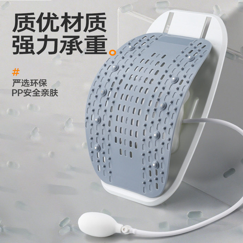 Spinal Reliever, Top Lumbar Plate, Spine Correction, Lumbar Traction, Waist Lift, Massage Artifact, Back, Waist and Cervical Spine