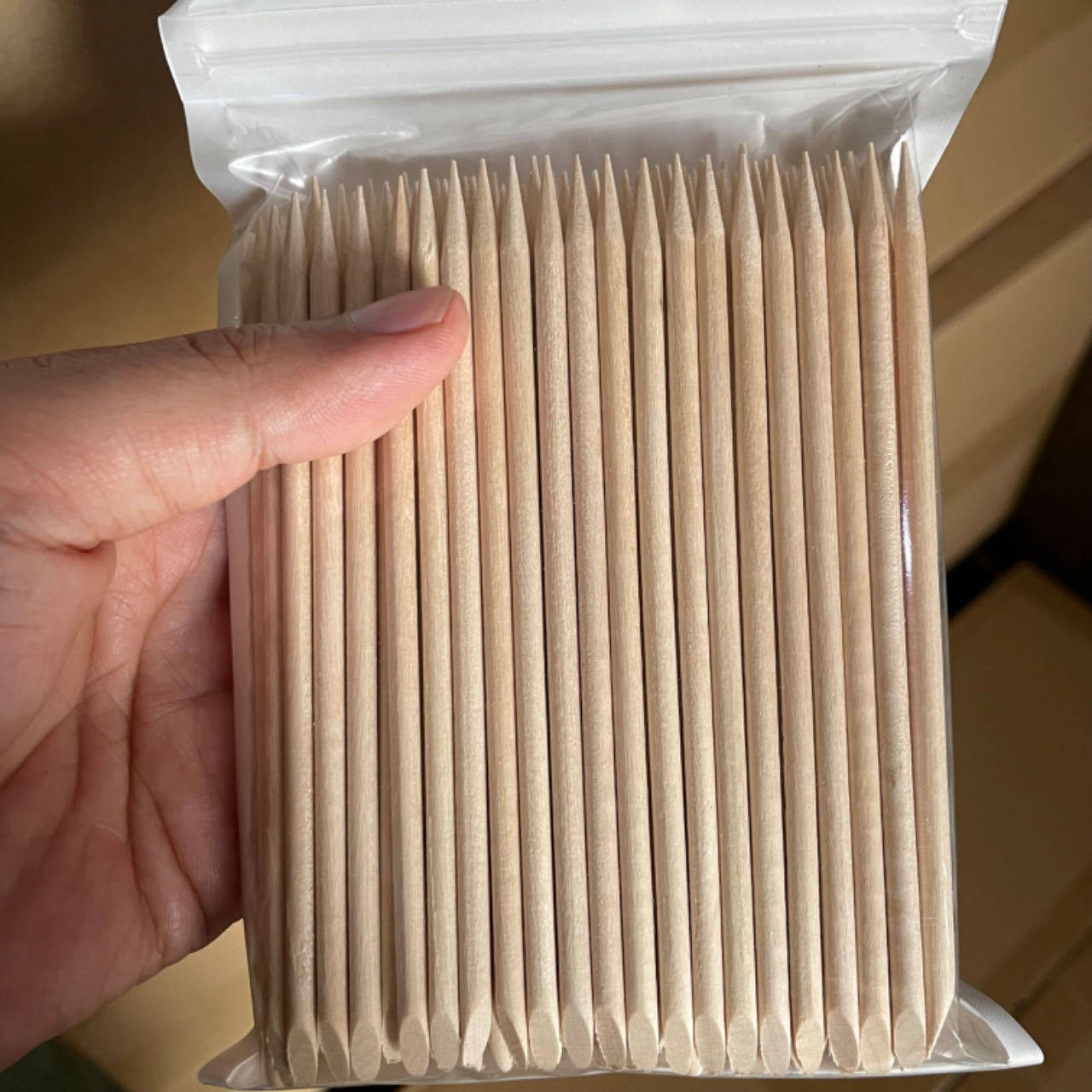 Nail nail stick wooden stick nail dead skin removal stick 10 50 100 bags factory supply