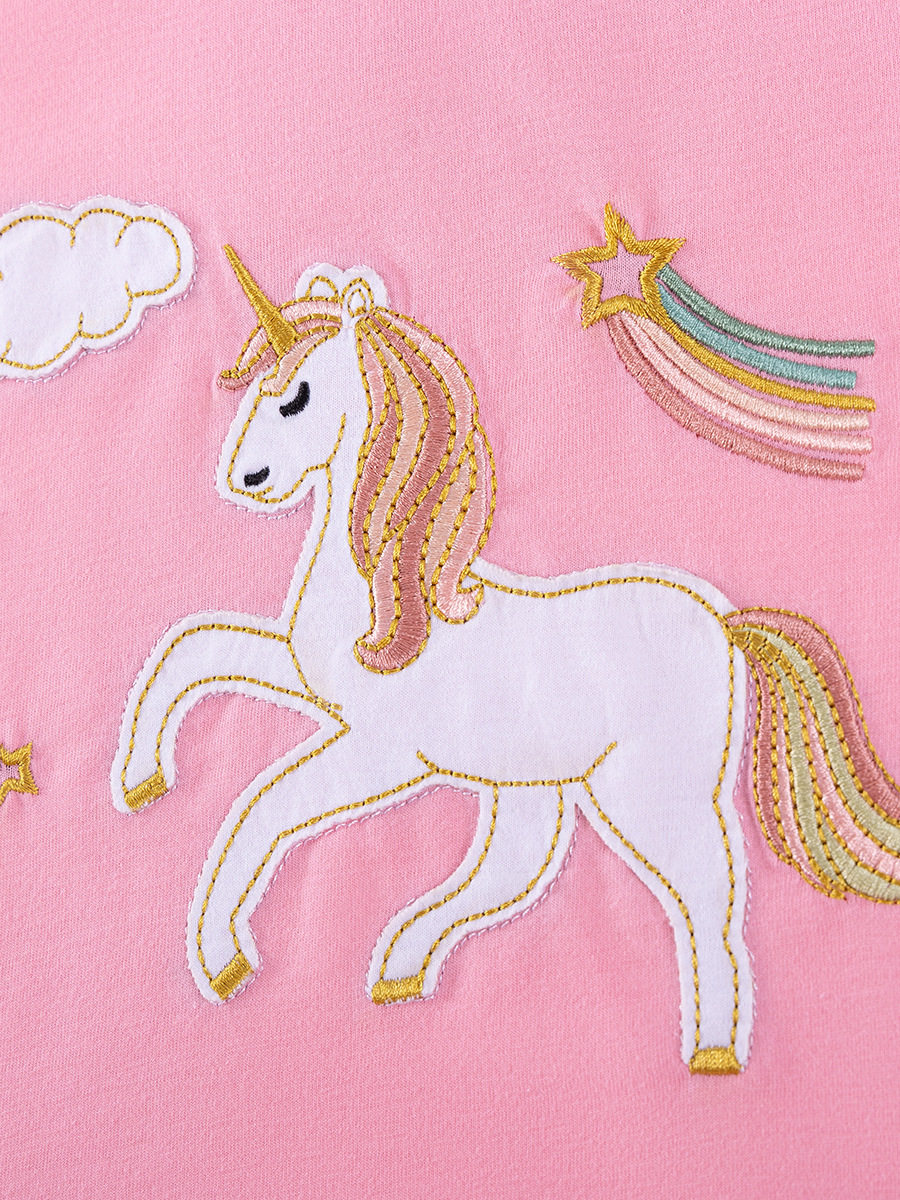 [Style] Summer Girls' Set, Cute Cartoon Floral Kids' Outfit, T-shirt & Shorts 2-piece Set