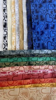 Internet Celebrity New Microfiber Pressure-Changing Peach Heart Printed Fabric 0.8mm Shoe Material Belt Mark Luggage Leather Car Interior