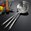 304 stainless steel punching round hole colander line drain kitchen colander hot pot fried large spoon long handle dumpling noodle spoon