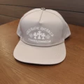 Embroidered strap gray