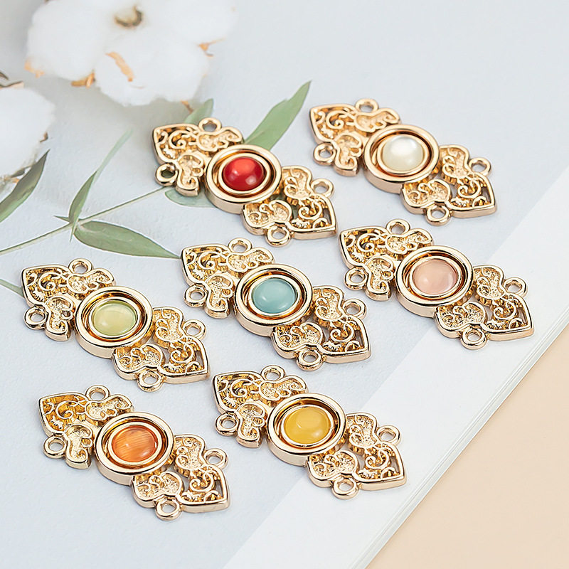 Cheongsam Plate Buttons, Ancient Style Han Dynasty Metal Buttons, Mother-In-Law Buttons, Ming-Made and Song-Made Clothing Buttons Accessories for Women