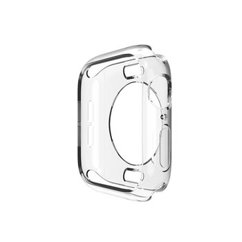 Applicable to Apple Watch iWatch7 Protective Case TPU Transparent Half Soft Case 1~6/7/8/9/10 Generation Protection