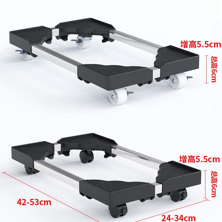 Computer host bracket with pulleys, removable and retractable