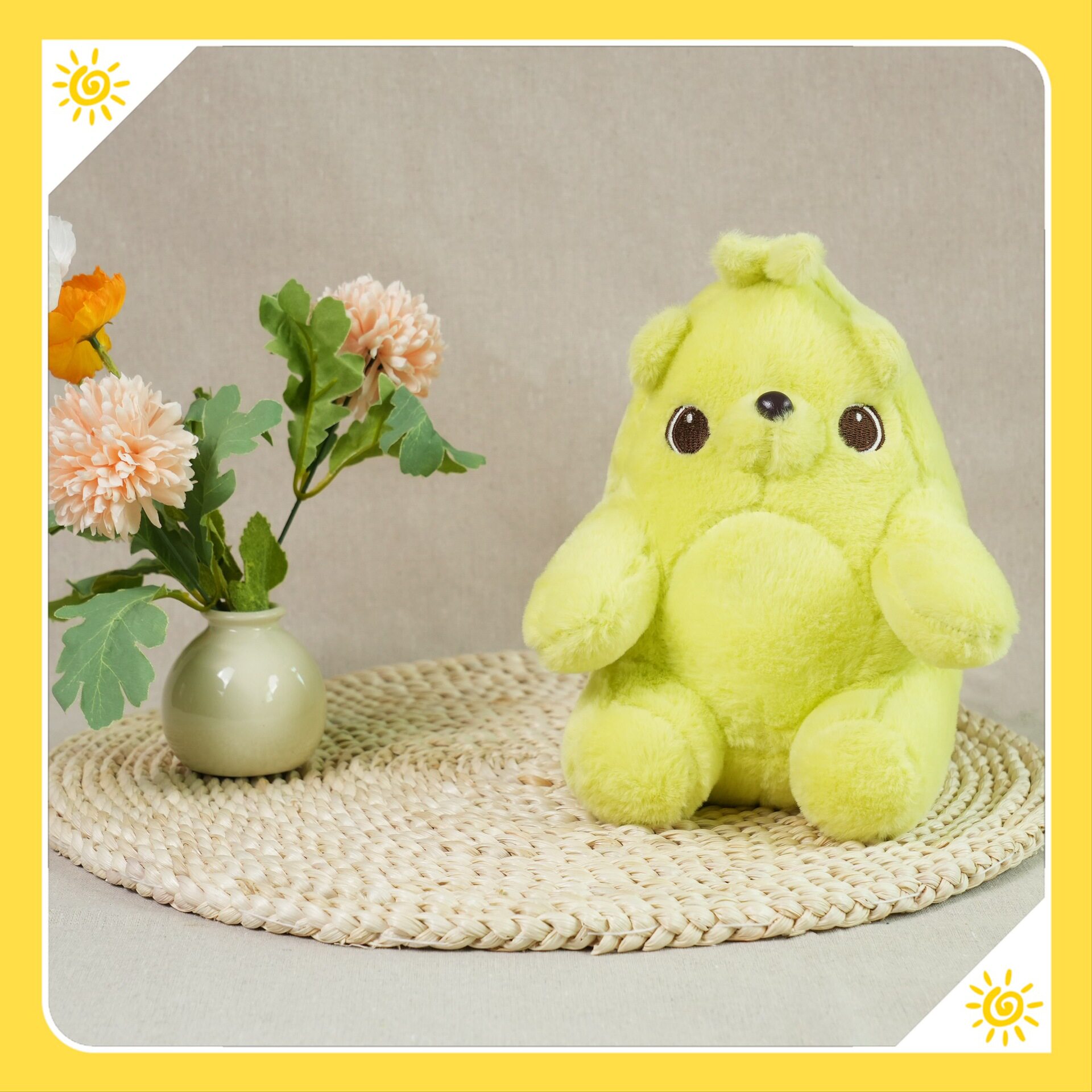 新款跨境八寸毛绒玩具抓机娃娃公仔流量款布娃娃婚庆抛洒厂家批发