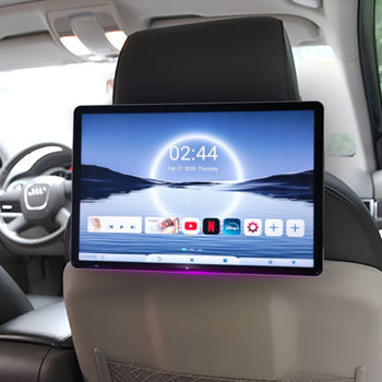 12.4inch Car Rear Entertainment Display Hdmi/Usb Android 13 Touch Display Private Car Headrest Screen