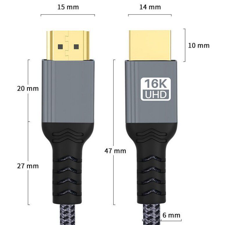 Hdmi16K High-Definition Cable Version 2.2 Desktop Computer Tv Transmission Monitor Cable Adapter Cable 144Hz