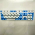 Blue and white double three-mode ice blue light tea shaft
