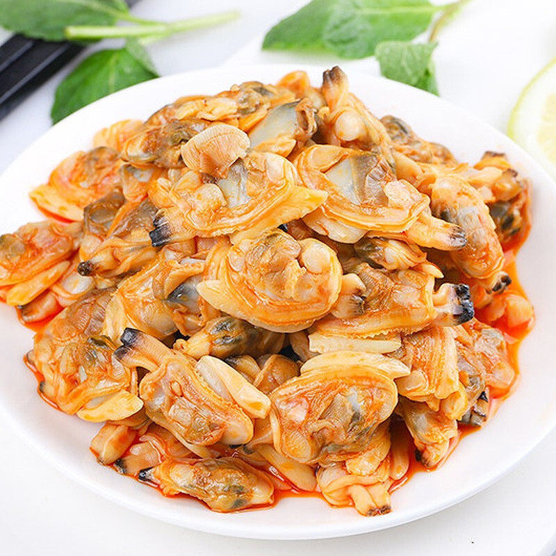 Dandong Dried Rhubarb Clams Ready-To-Eat Fresh No-Wash Sand-Free Clam Meat Flower Clam Flower Shell Seafood Aquatic Shellfish Dry Goods