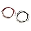 2025 this year of fortune rolling red hand rope black rope national style bracelet factory straight hair wholesale