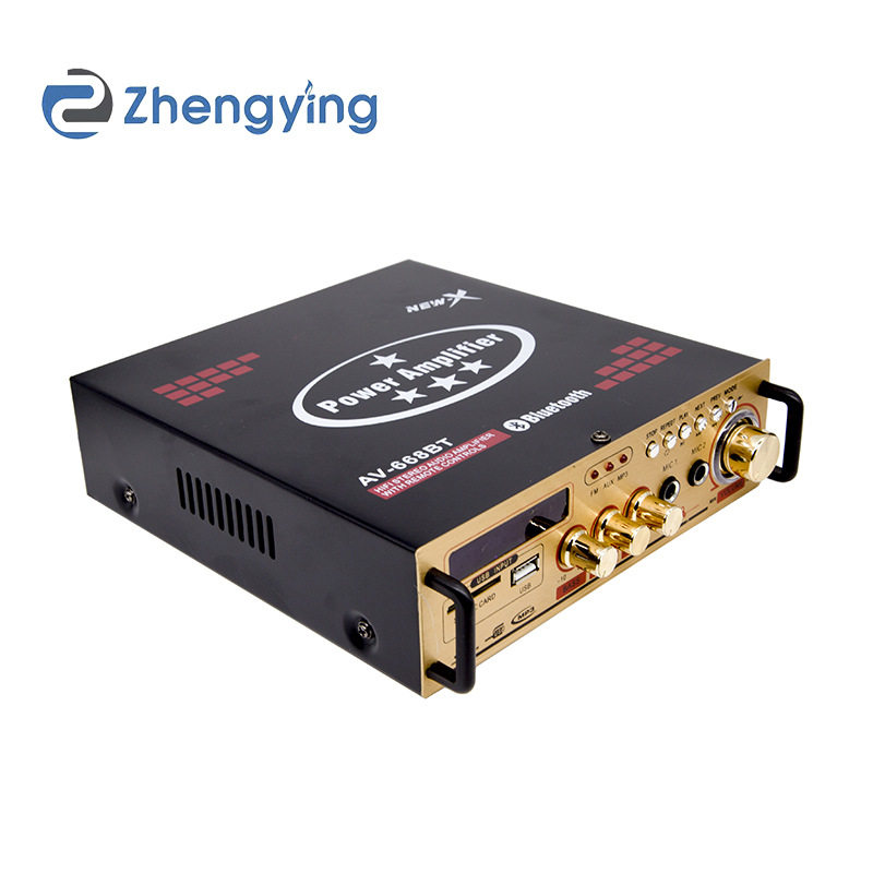 High power bluetooth amplifier 220V new family ktv professional karaoke fever HIFI loudspeaker AV-668BT