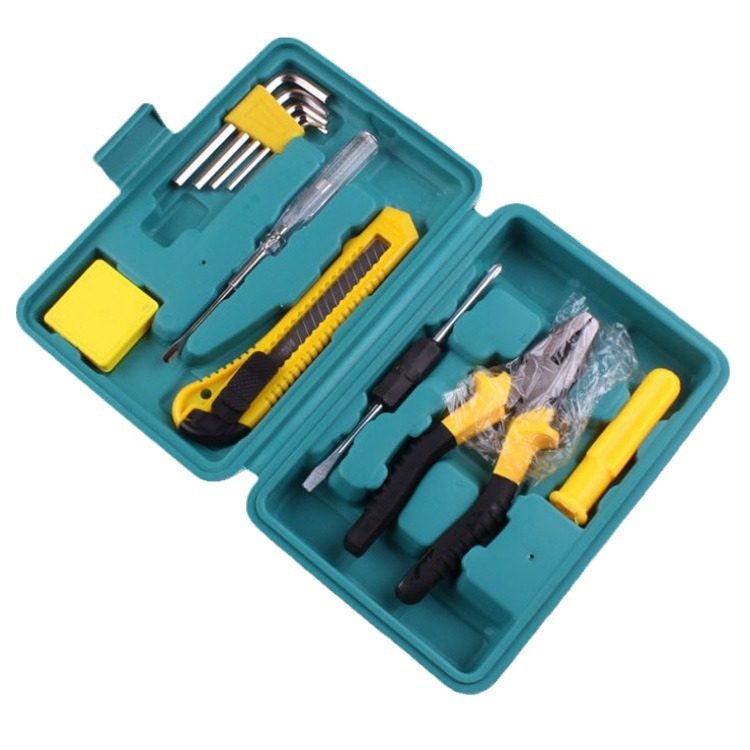 12件套车载家用五金工具手动组合工具组套礼品工具箱套装