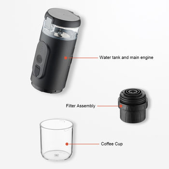 Portable Electric Household Wireless Fully Automatic Small All-In-One Espresso Travel Charging Mini Smart Coffee Machine