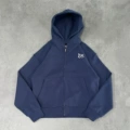 Navy blue zipper