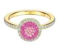 Full diamond single diamond gold ring no. 6