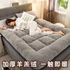 Lamb velvet mattress winter padded warm tatami 1.5m mat 1.8m dormitory single double cushion quilt