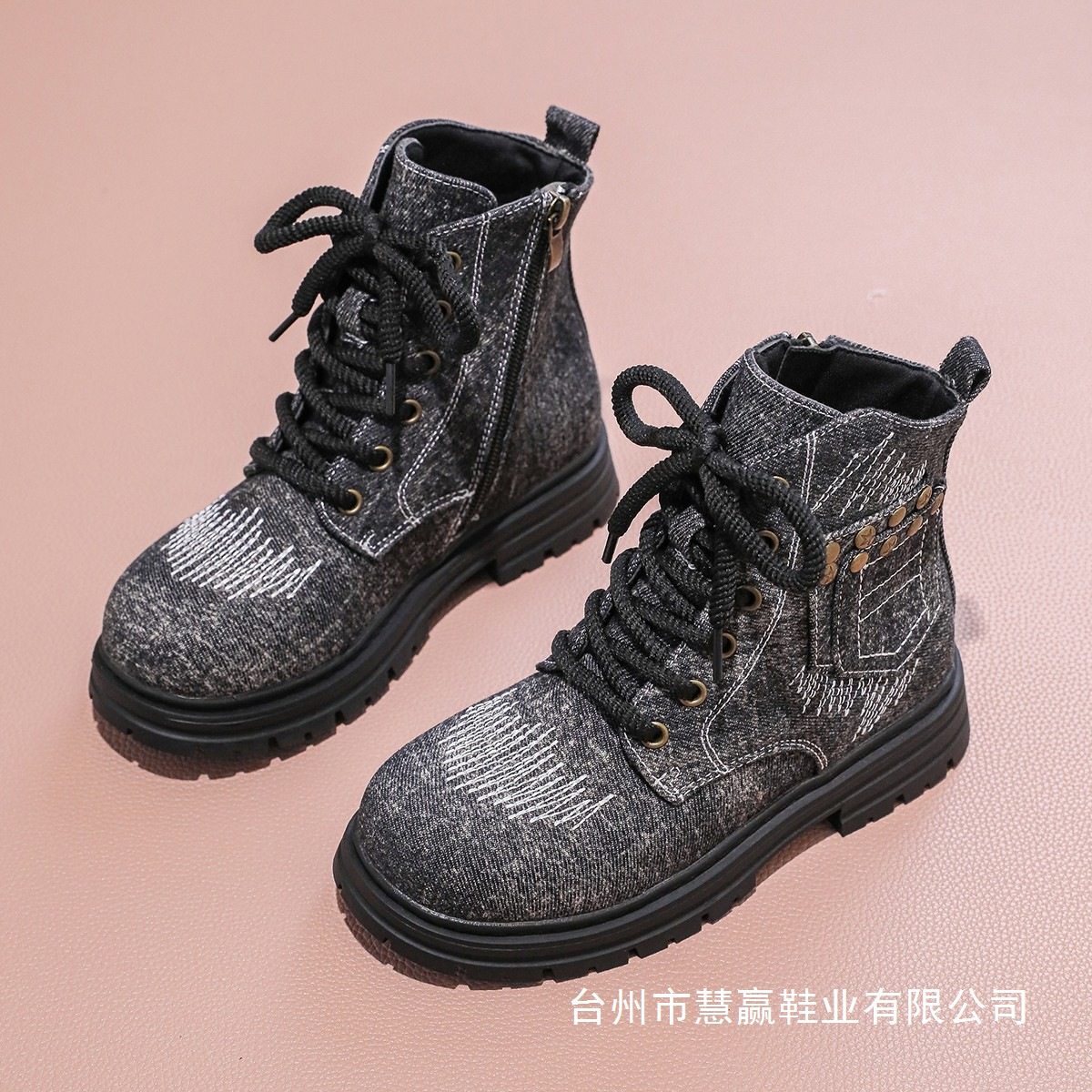 Girls' Shoes, Leather Shoes, Export Kidsren's Boots, Boys' Shoes, Boots, Short Boots, Wholesale 2025 Autumn and Winter Singles