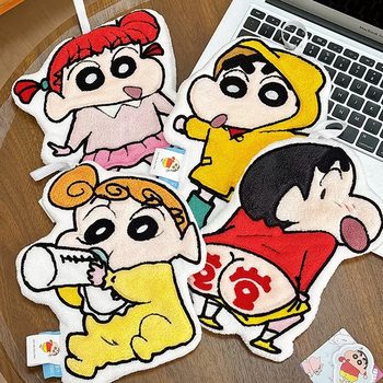 Crayon Shin-Chan Hand Towel Wholesale Xiaokui Drinking Milk Shaped Towel Bathroom Hanging Cute Towel Delivery Factory